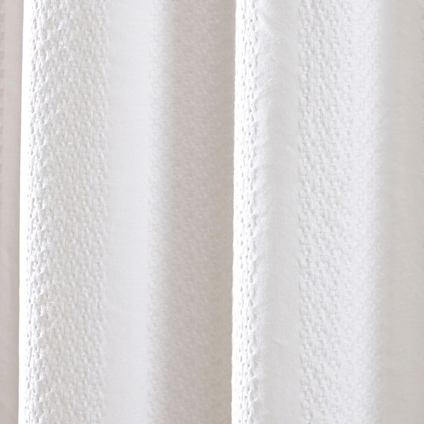 Tenda da doccia a righe in jacquard lavato in capo Billie di Brielle Home