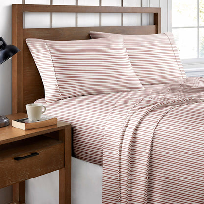 Set di lenzuola stampate in percalle di cotone Brielle Home