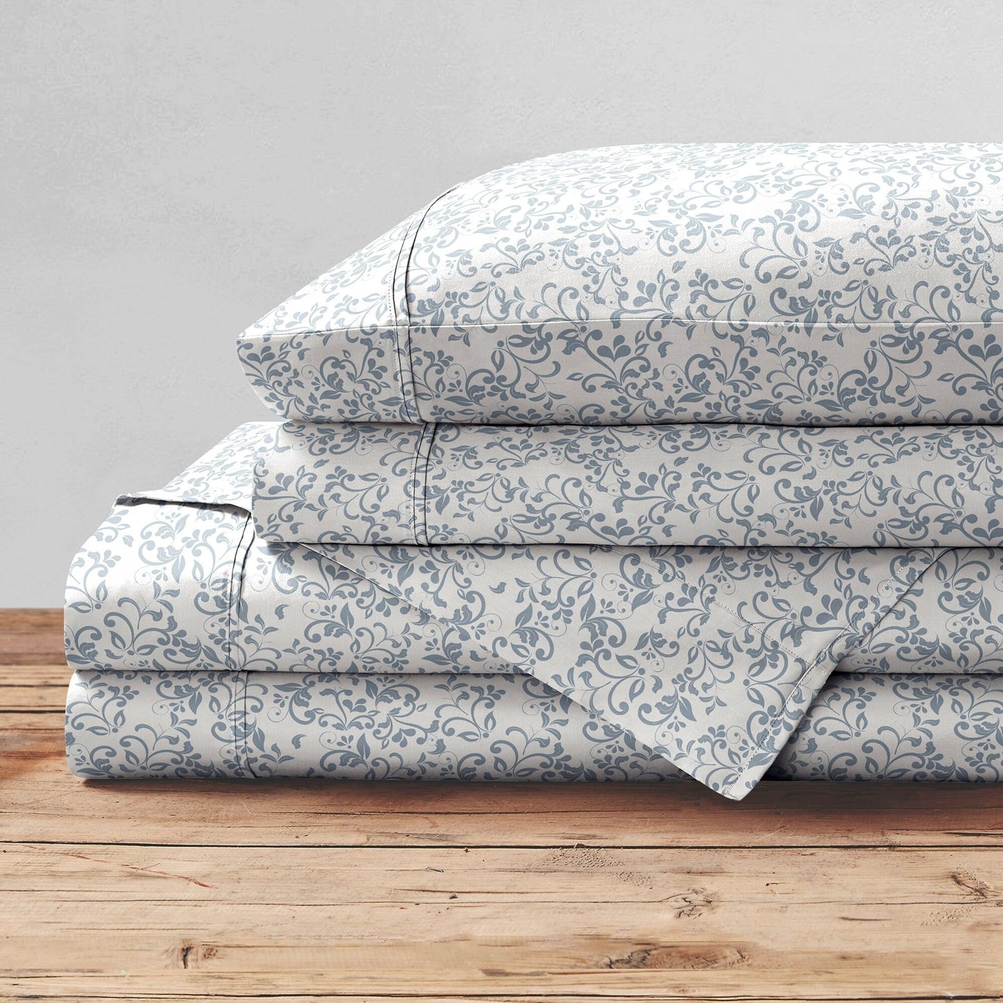 Set di lenzuola stampate in percalle di cotone Brielle Home