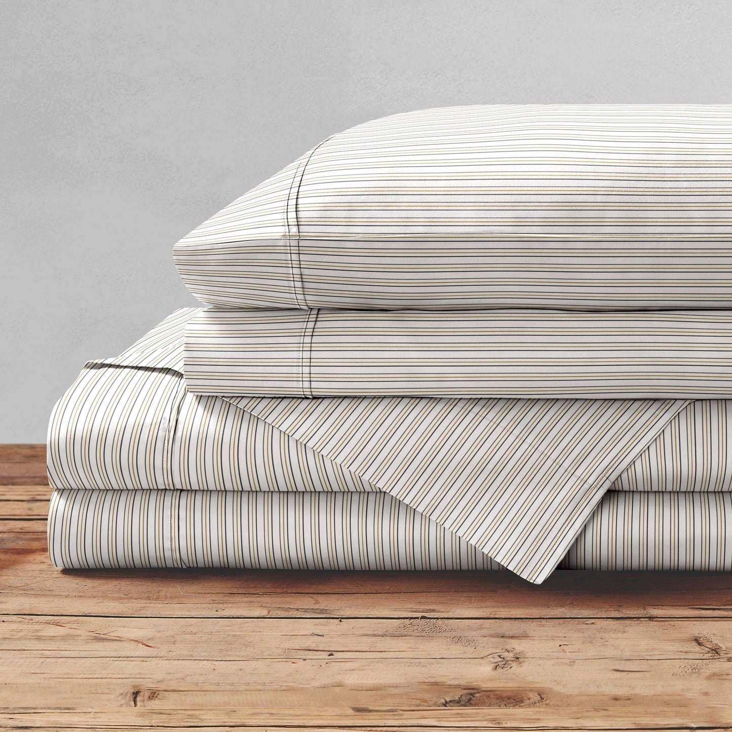 Set di lenzuola stampate in percalle di cotone Brielle Home