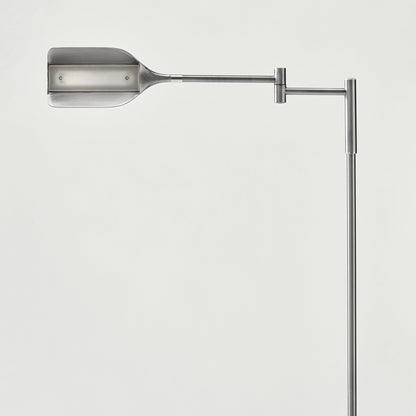 Lampada da terra a LED Brightech Leaf da 53 pollici con dimmer industriale a 3 vie e paralume Empire in metallo ottone