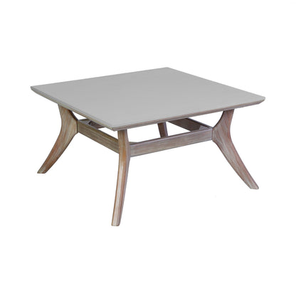 Set da chat Brighton in legno massello e corda, 4 pezzi