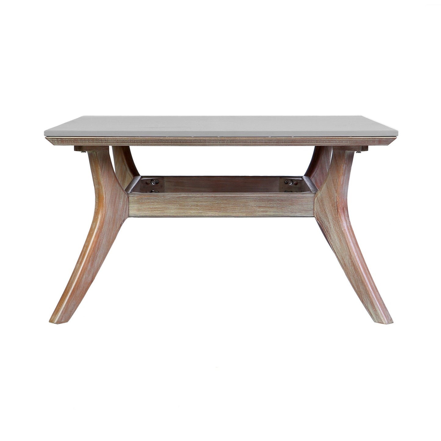 Set da chat Brighton in legno massello e corda, 4 pezzi