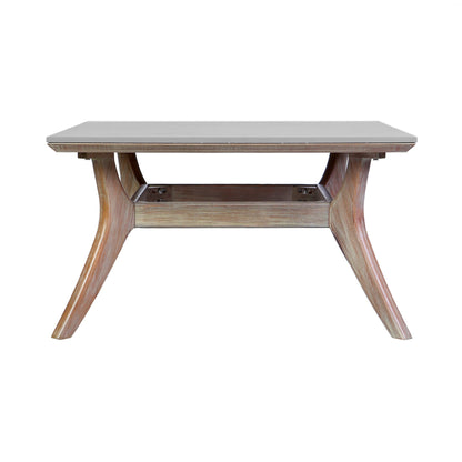 Set da chat Brighton in legno massello e corda, 4 pezzi