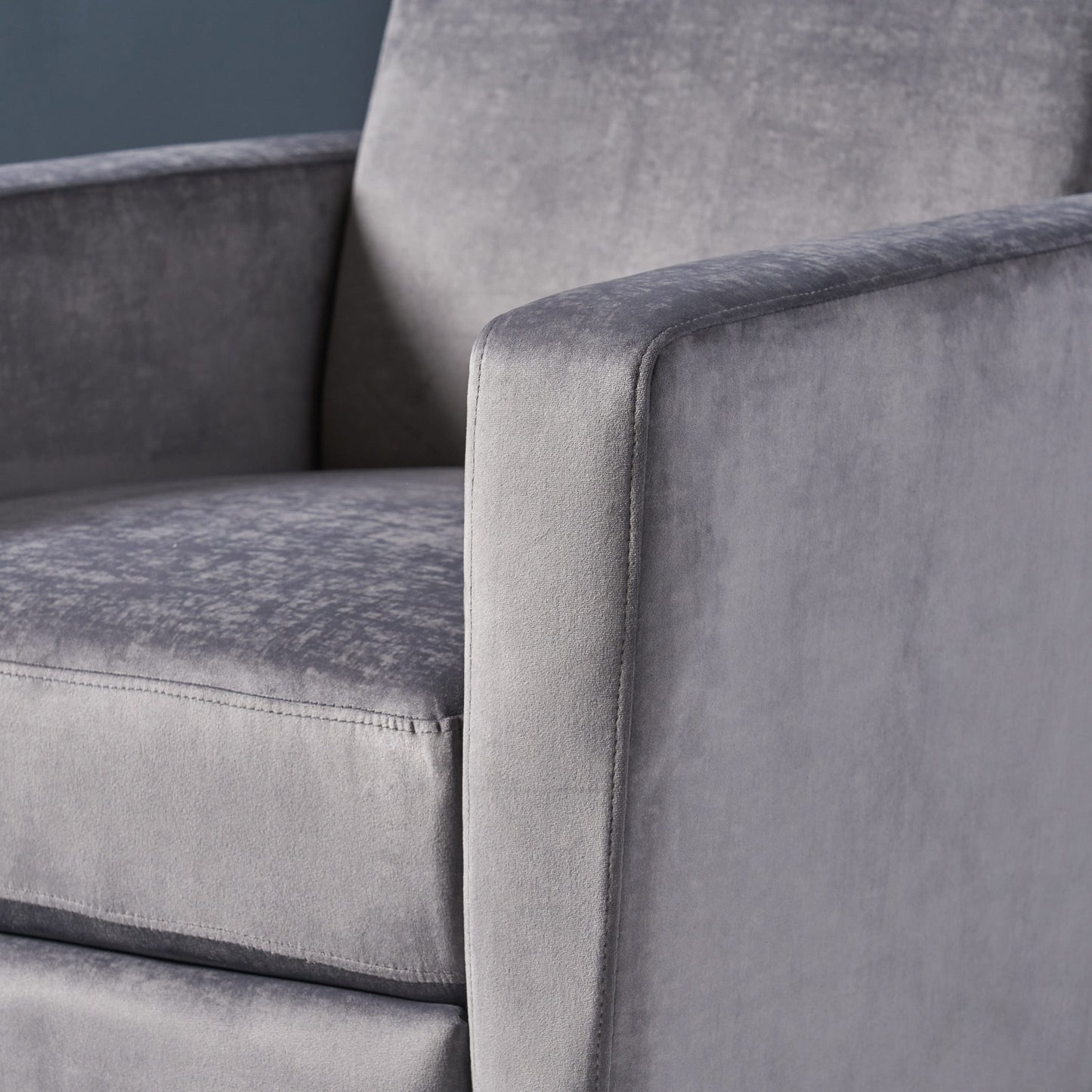 Poltrona reclinabile Brightwood High Leg Push-back con gambe in acciaio inossidabile di Christopher Knight Home