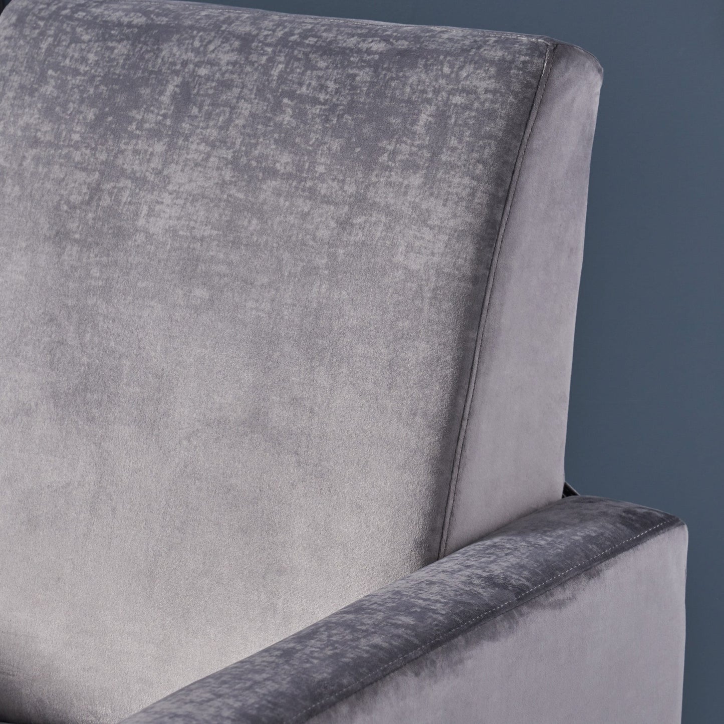 Poltrona reclinabile Brightwood High Leg Push-back con gambe in acciaio inossidabile di Christopher Knight Home