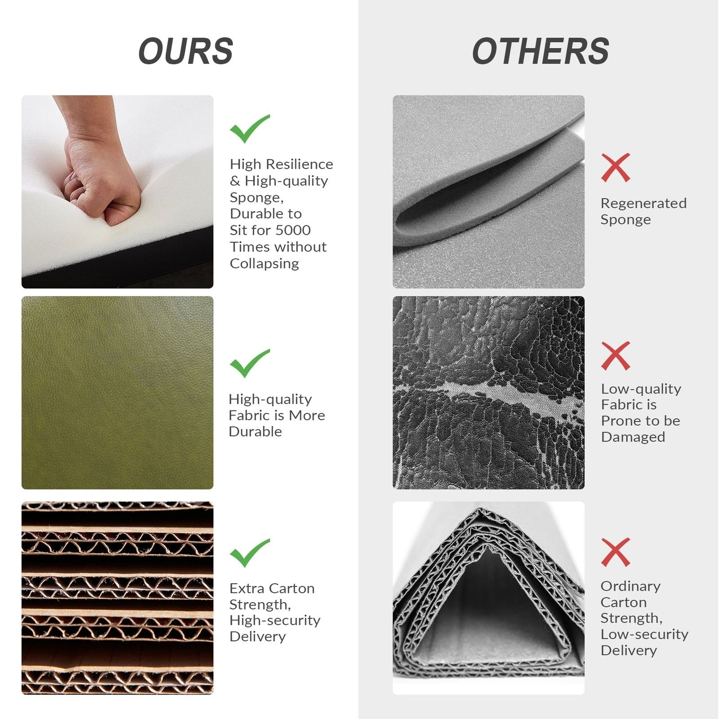 Poltrona reclinabile Brigida Modern in vera pelle con finiture in borchie e poggiapiedi regolabile, set da 2 di HULALA HOME