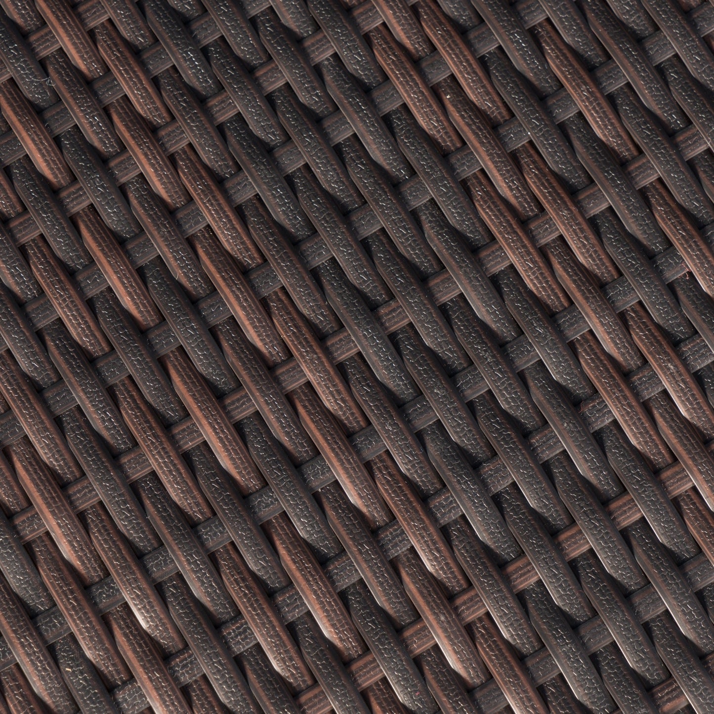 Set da salotto quadrato in vimini Bristol Outdoor da 3 pezzi di Christopher Knight Home