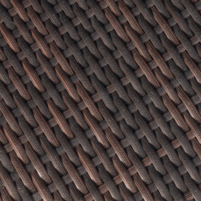 Set da salotto quadrato in vimini Bristol Outdoor da 3 pezzi di Christopher Knight Home