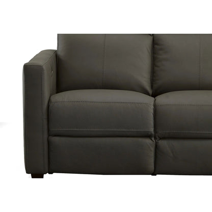 Divano reclinabile elettrico in pelle Broadway con poggiatesta elettrici di Flexsteel