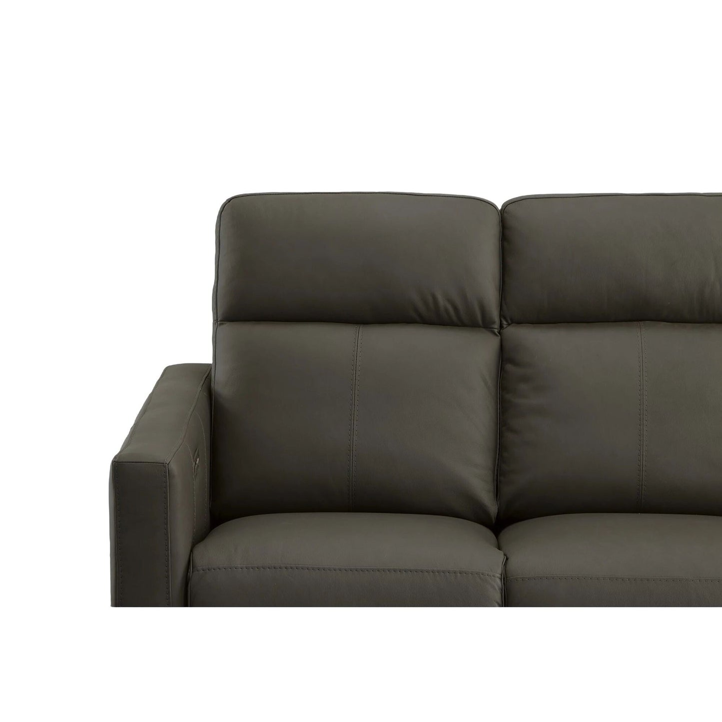 Divano reclinabile elettrico in pelle Broadway con poggiatesta elettrici di Flexsteel