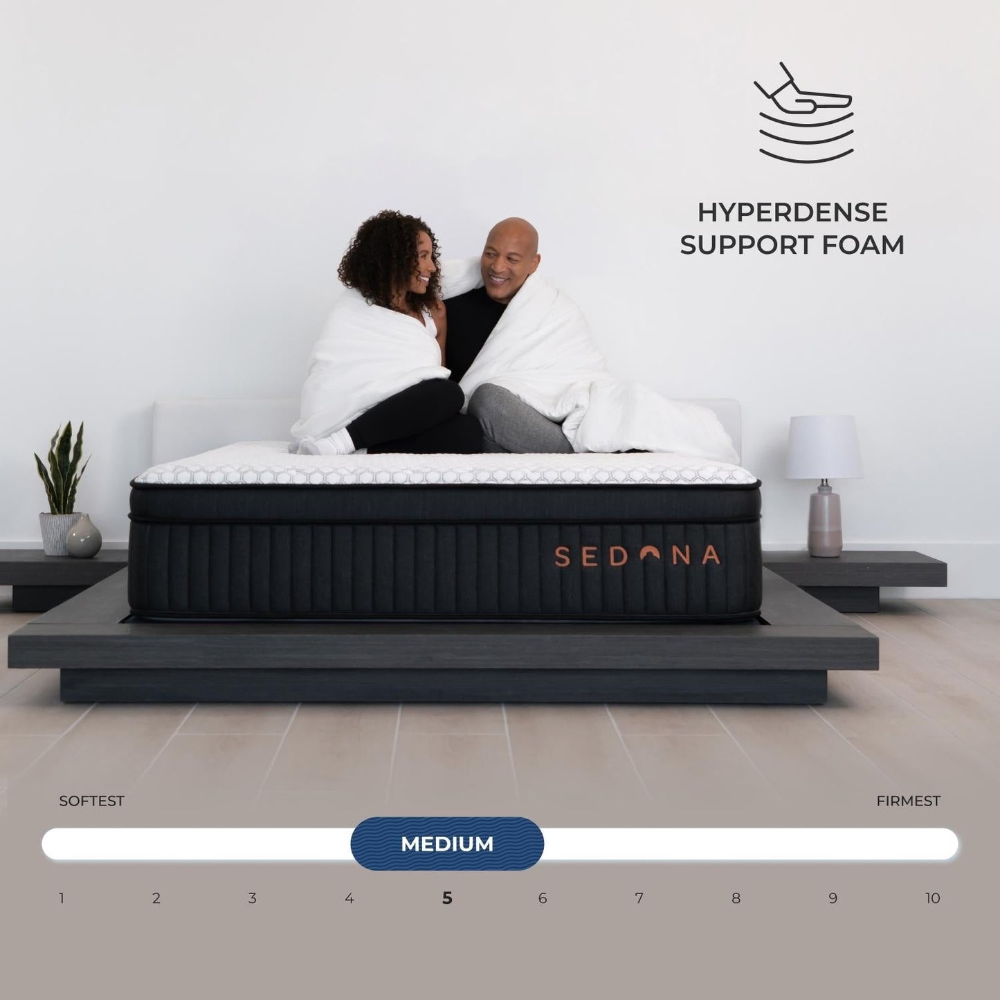 Materasso Brooklyn Bedding 14 Sedona Elite con schiuma infusa di rame