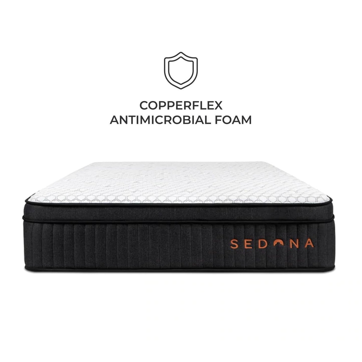 Materasso Brooklyn Bedding 14 Sedona Elite con schiuma infusa di rame