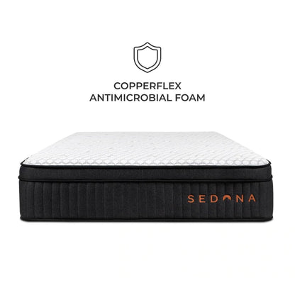Materasso Brooklyn Bedding 14 Sedona Elite con schiuma infusa di rame