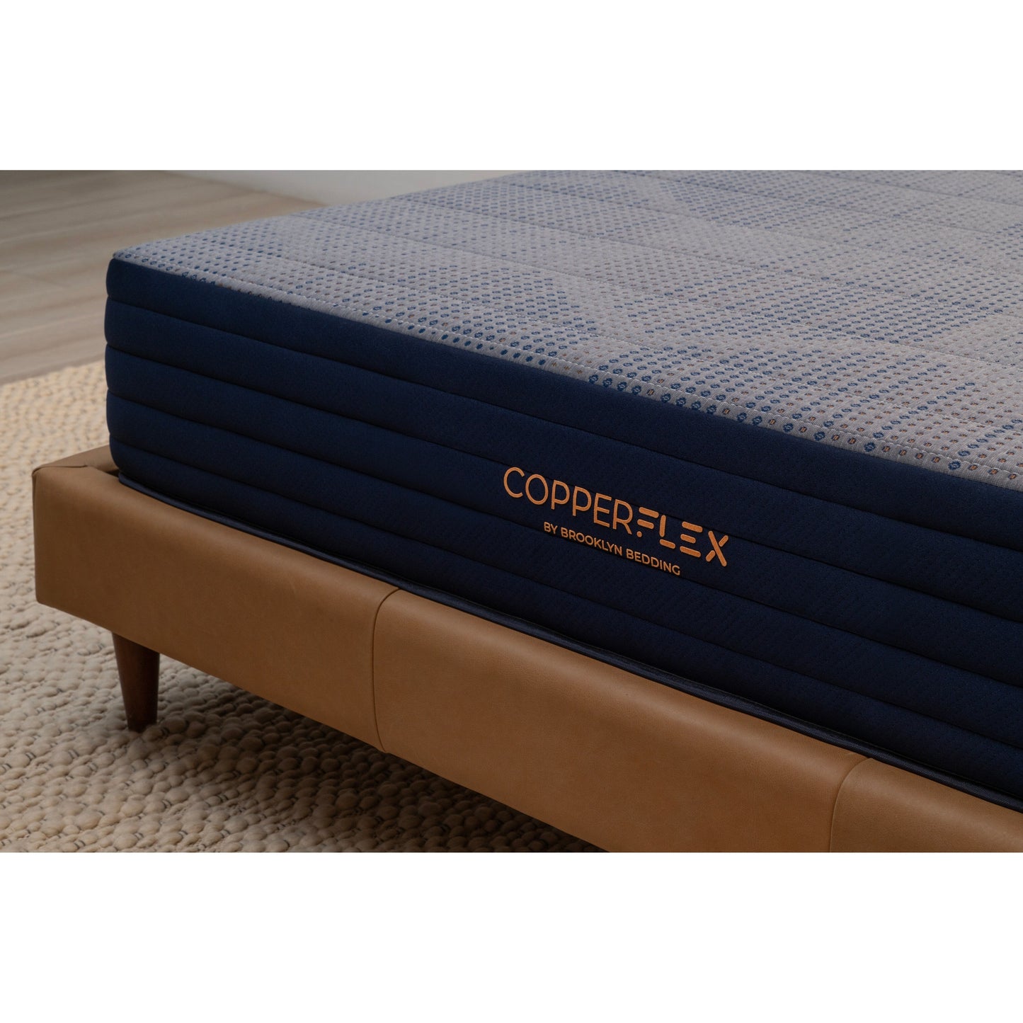 Materasso ibrido Brooklyn Bedding CopperFlex 10 con schiuma a zone