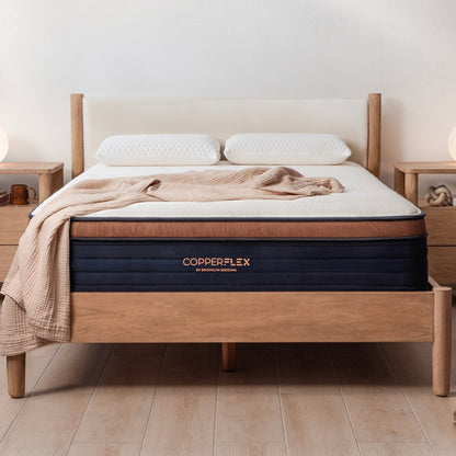 Materasso ibrido Brooklyn Bedding CopperFlex Pro 14 con schiuma a zone