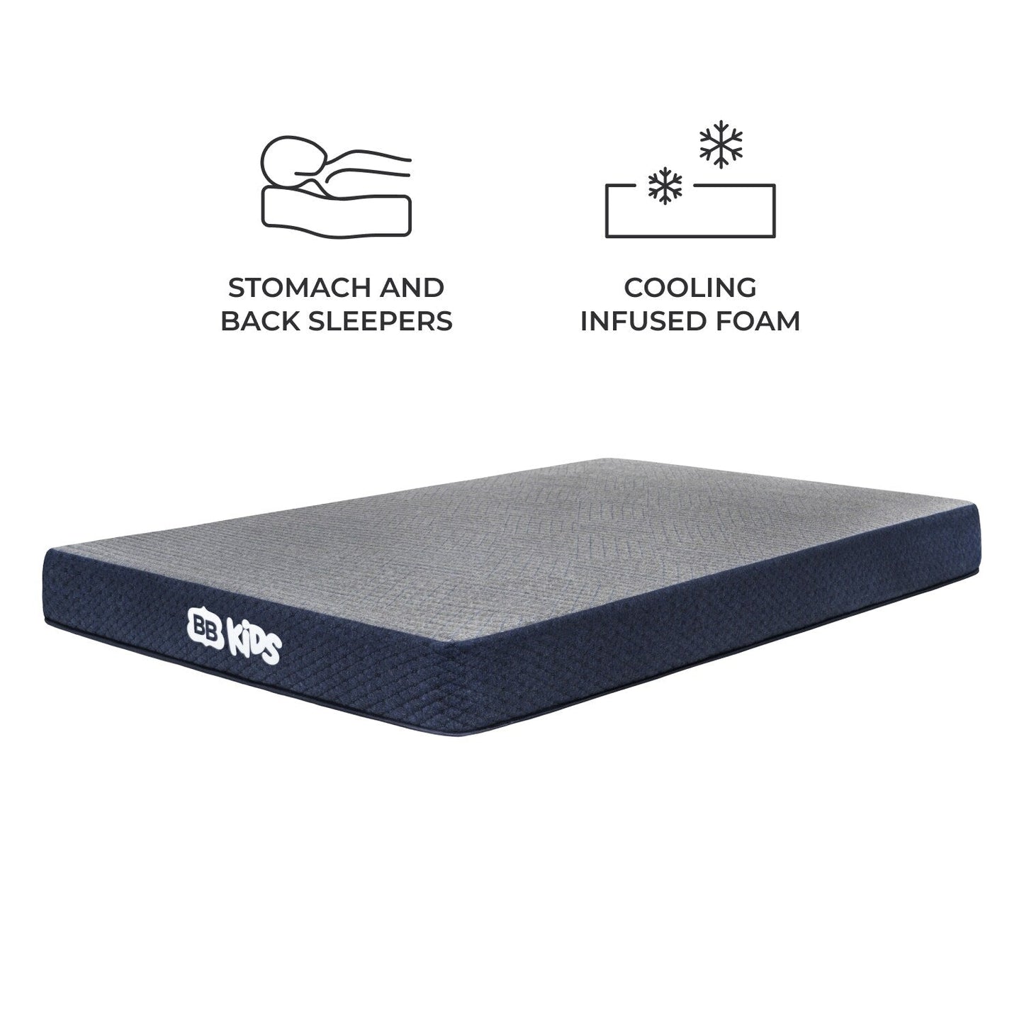 Materasso per bambini Brooklyn Bedding con protezione antimacchia