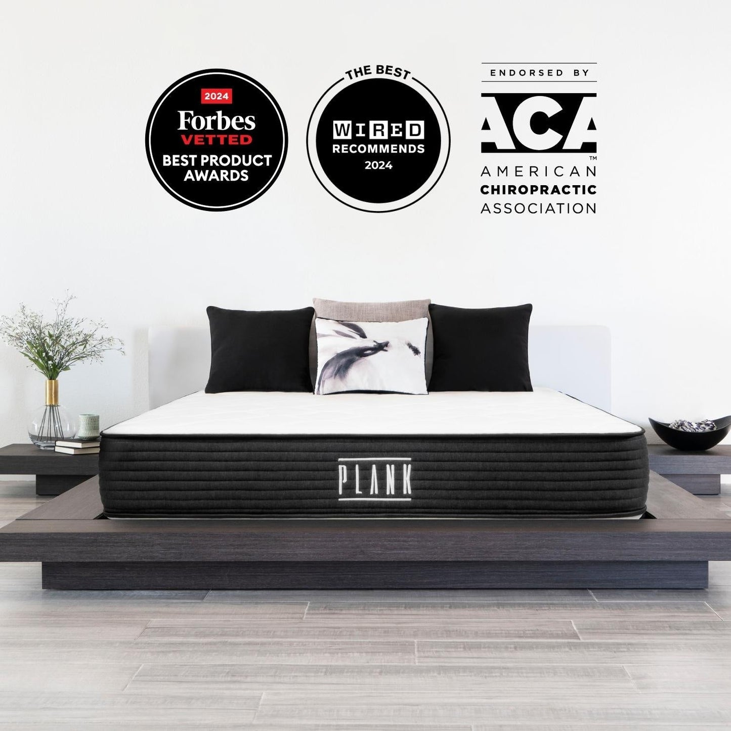 Materasso Brooklyn Bedding Plank da 11 pollici a due lati rigido