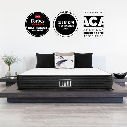 Materasso Brooklyn Bedding Plank da 11 pollici a due lati rigido