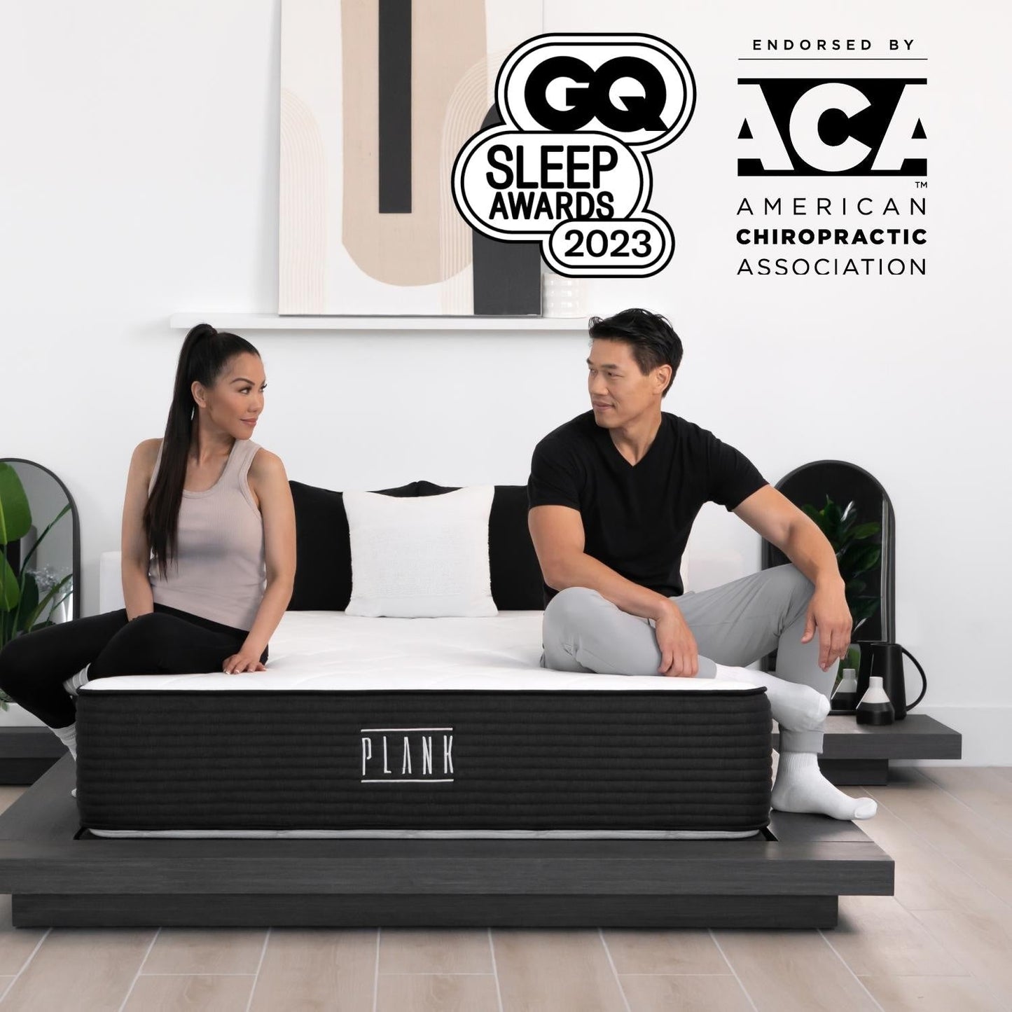 Materasso Brooklyn Bedding Plank 13 Luxe a due lati rigido/ultra rigido