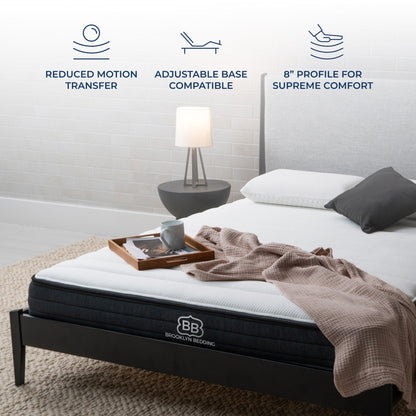 Materasso ibrido in memory foam gel Brooklyn Bedding Select 8