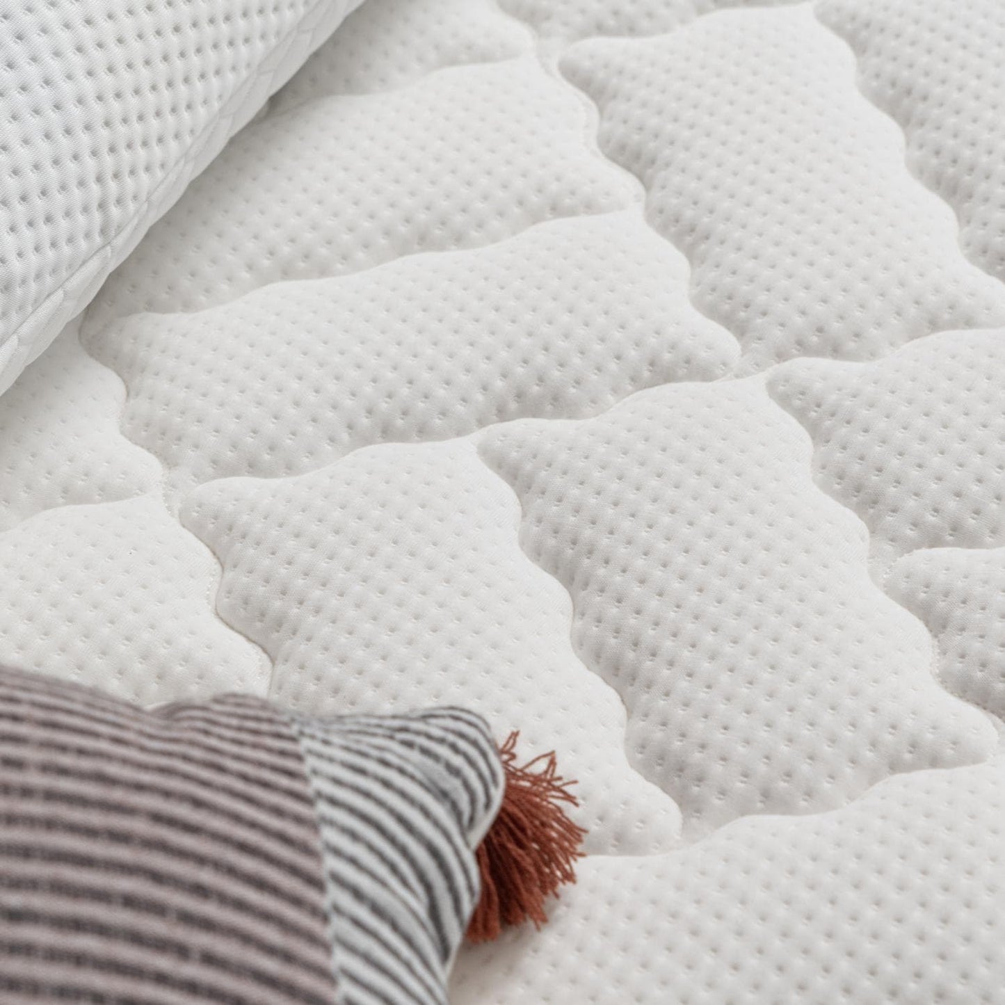 Brooklyn Bedding Titan 11 Hybrid per dormienti taglie forti con fodera rinfrescante