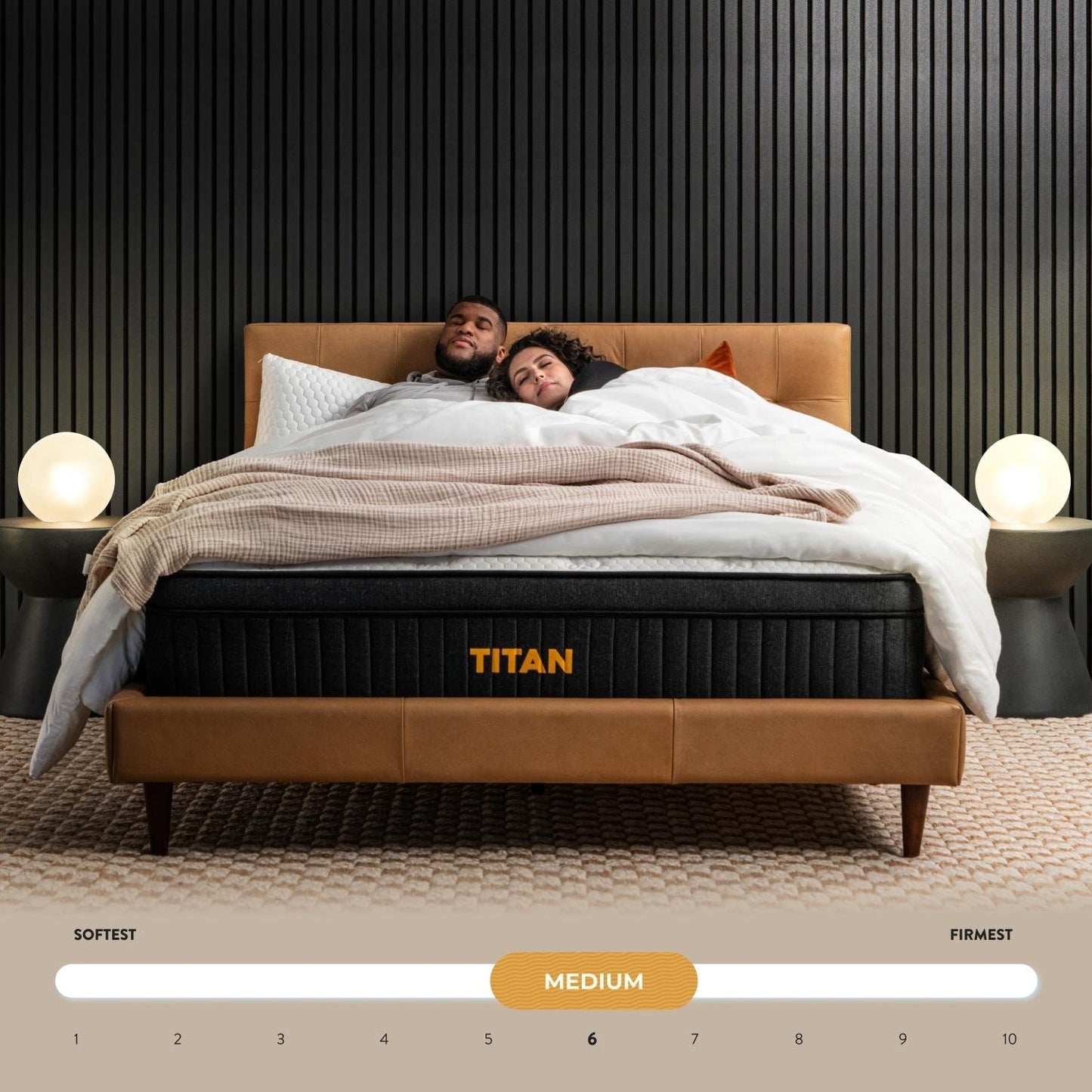 Brooklyn Bedding Titan 13 Hybrid Luxe per chi dorme in modo comodo