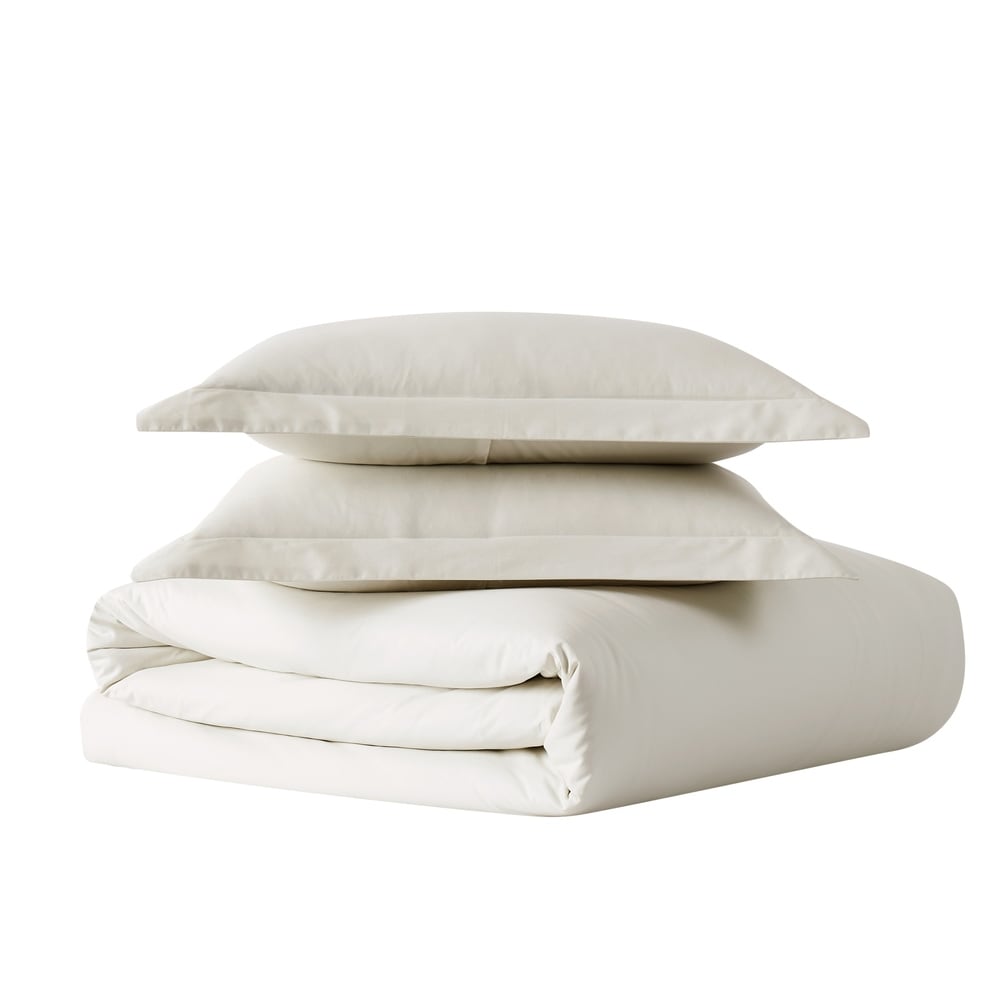 Set copripiumino in percalle di cotone a trama stretta Brooklyn Loom