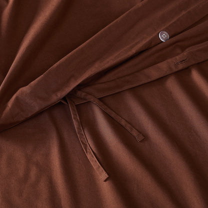 Set copripiumino in percalle di cotone a trama stretta Brooklyn Loom