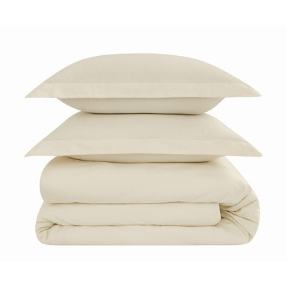 Set copripiumino in percalle di cotone a trama stretta Brooklyn Loom