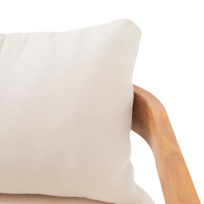 Set di divani a due posti in legno di acacia Brooklyn Outdoor con tavolino da caffè di Christopher Knight Home