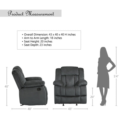 Poltrona reclinabile Brooks Glider