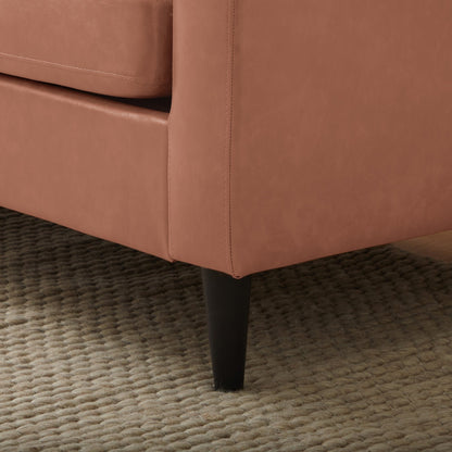 Divano imbottito con braccioli a cucchiaio Brookside Ellen 75