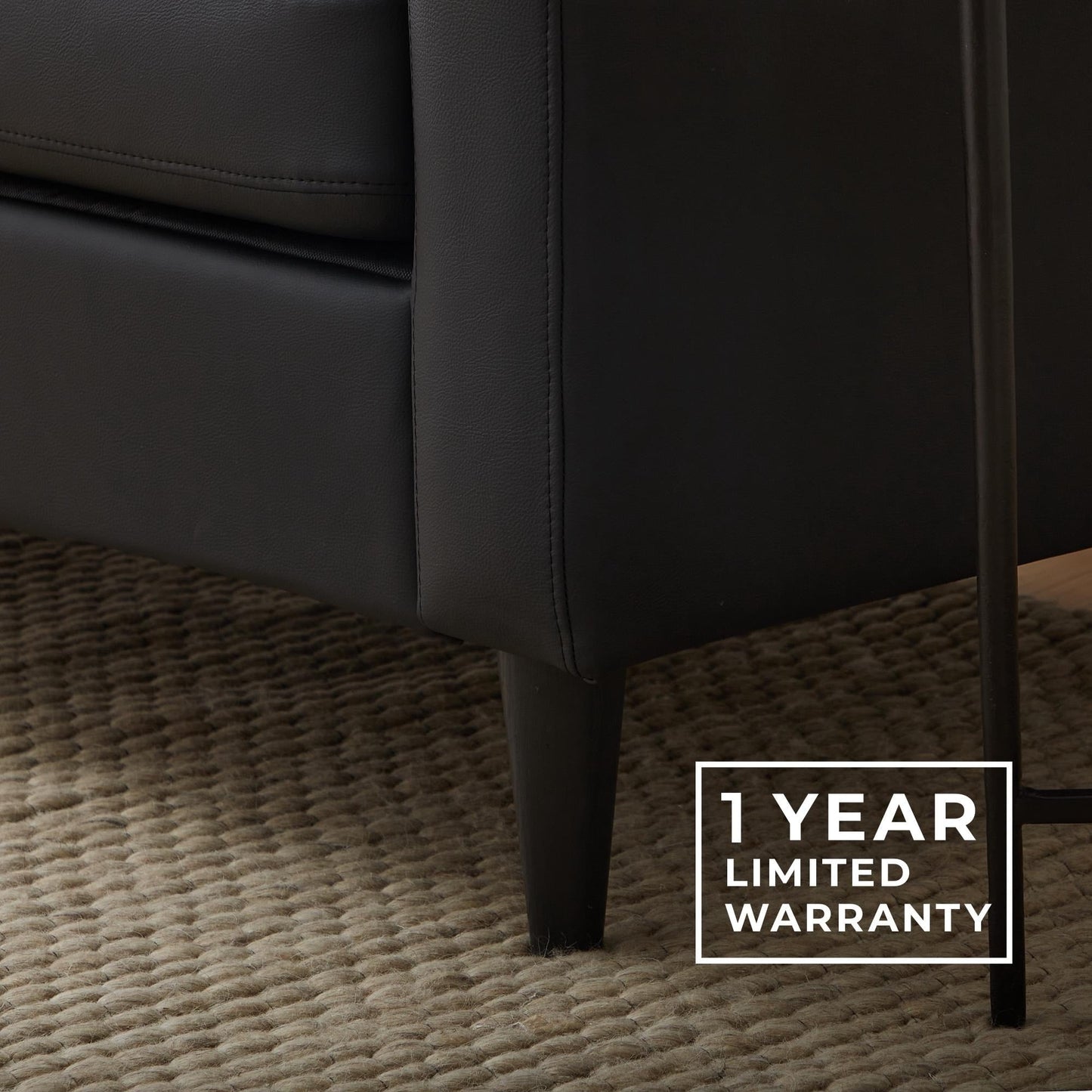 Divano imbottito con braccioli a cucchiaio Brookside Ellen 75