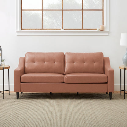 Divano imbottito con braccioli a cucchiaio Brookside Ellen 75