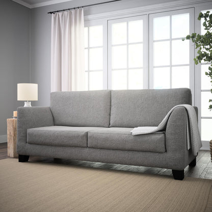 Divano imbottito con braccioli svasati Brookside Holly 85