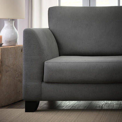 Divano imbottito con braccioli svasati Brookside Holly 85