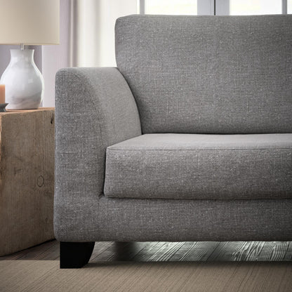 Divano imbottito con braccioli svasati Brookside Holly 85