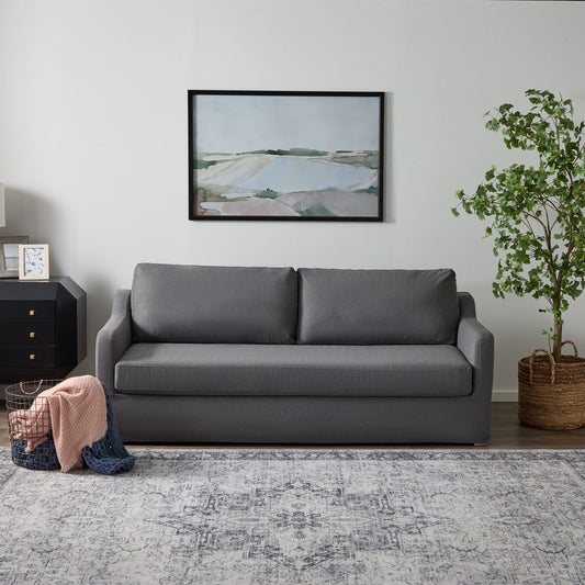 Divano imbottito Brookside Nelle a 3 posti