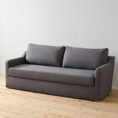 Divano imbottito Brookside Nelle a 3 posti