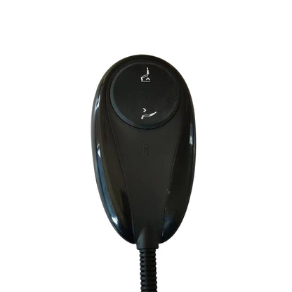 Poltrona reclinabile elettrica resistente marrone con tessuto antiscivolo, cuscino imbottito e funzioni regolabili per anziani