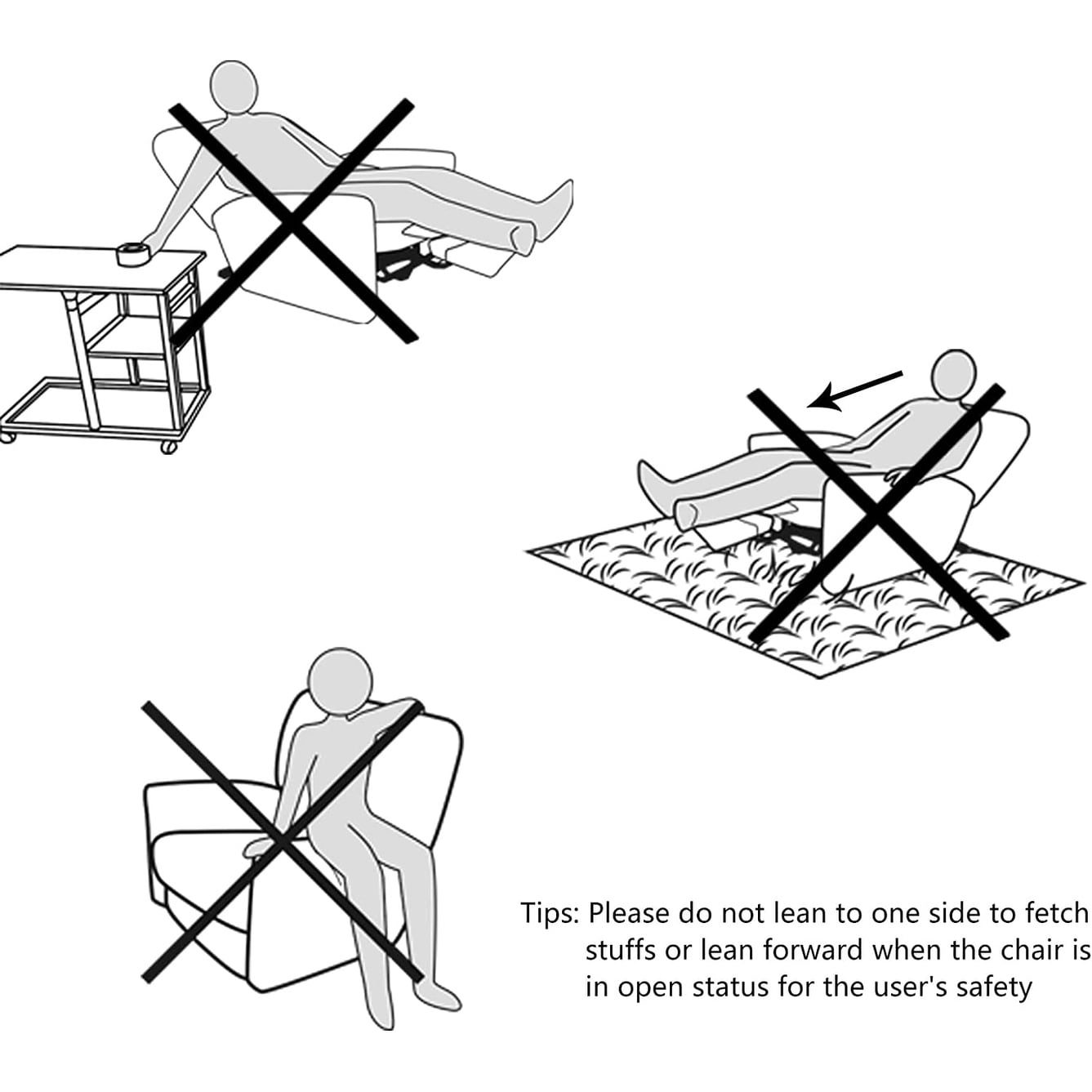 Poltrona reclinabile manuale classica e tradizionale con comodi braccioli e schienale