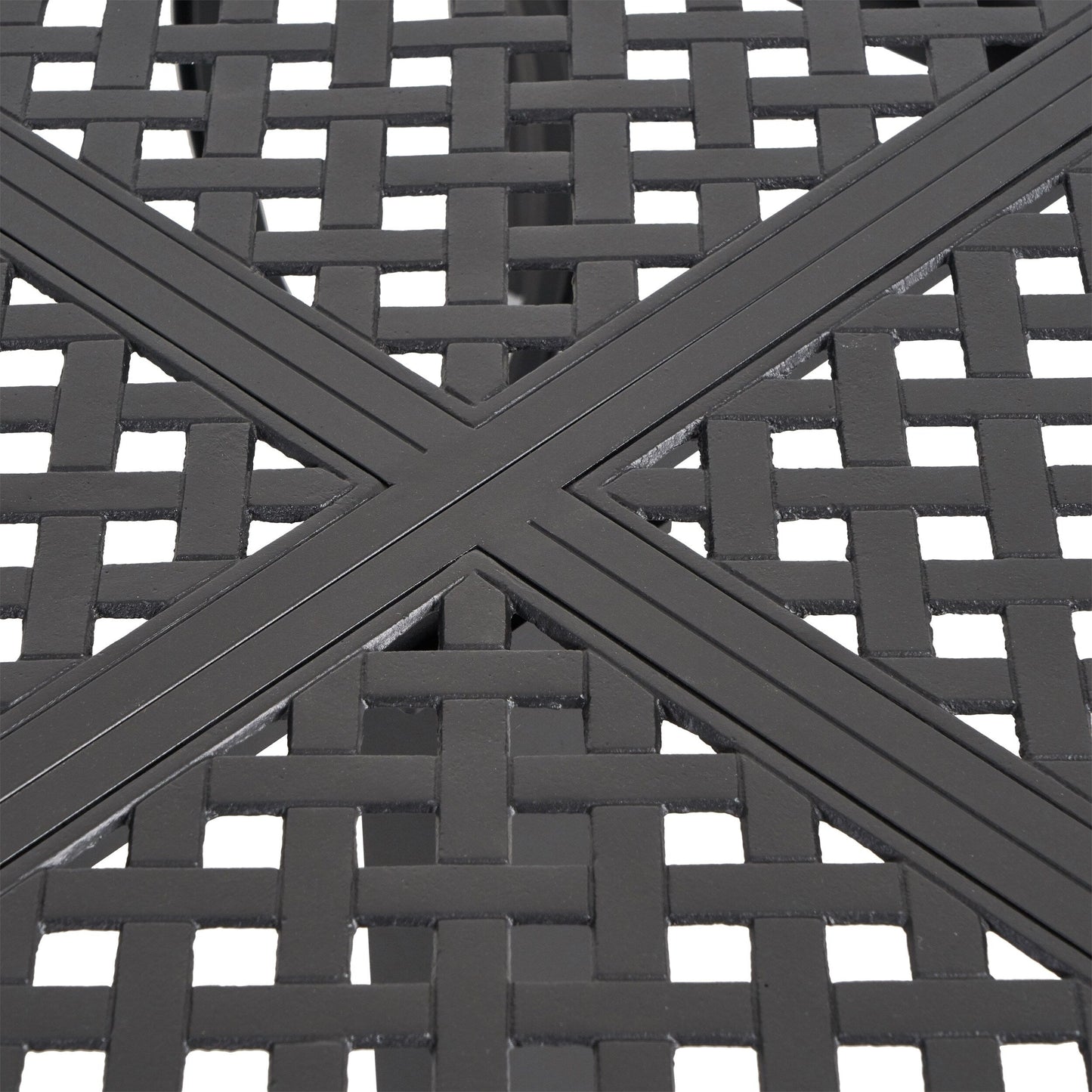 Set da pranzo per esterni Bullpond in alluminio/vimini marrone da 9 pezzi di Christopher Knight Home