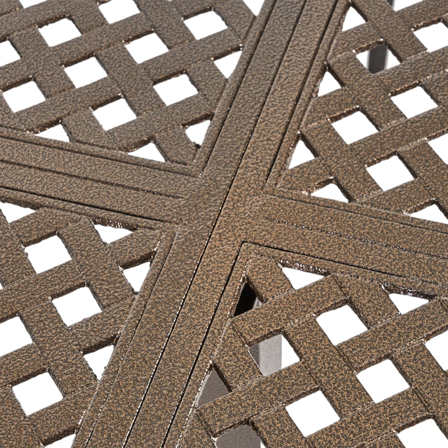 Set da pranzo per esterni Bullpond in alluminio/vimini marrone da 9 pezzi di Christopher Knight Home