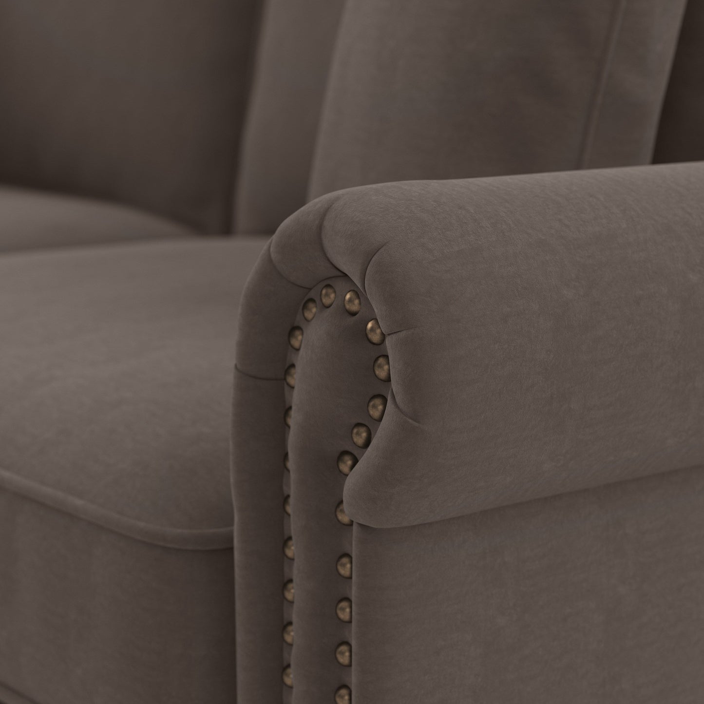 Divano grande da soggiorno a 3 posti Coventry 85W di Bush Furniture