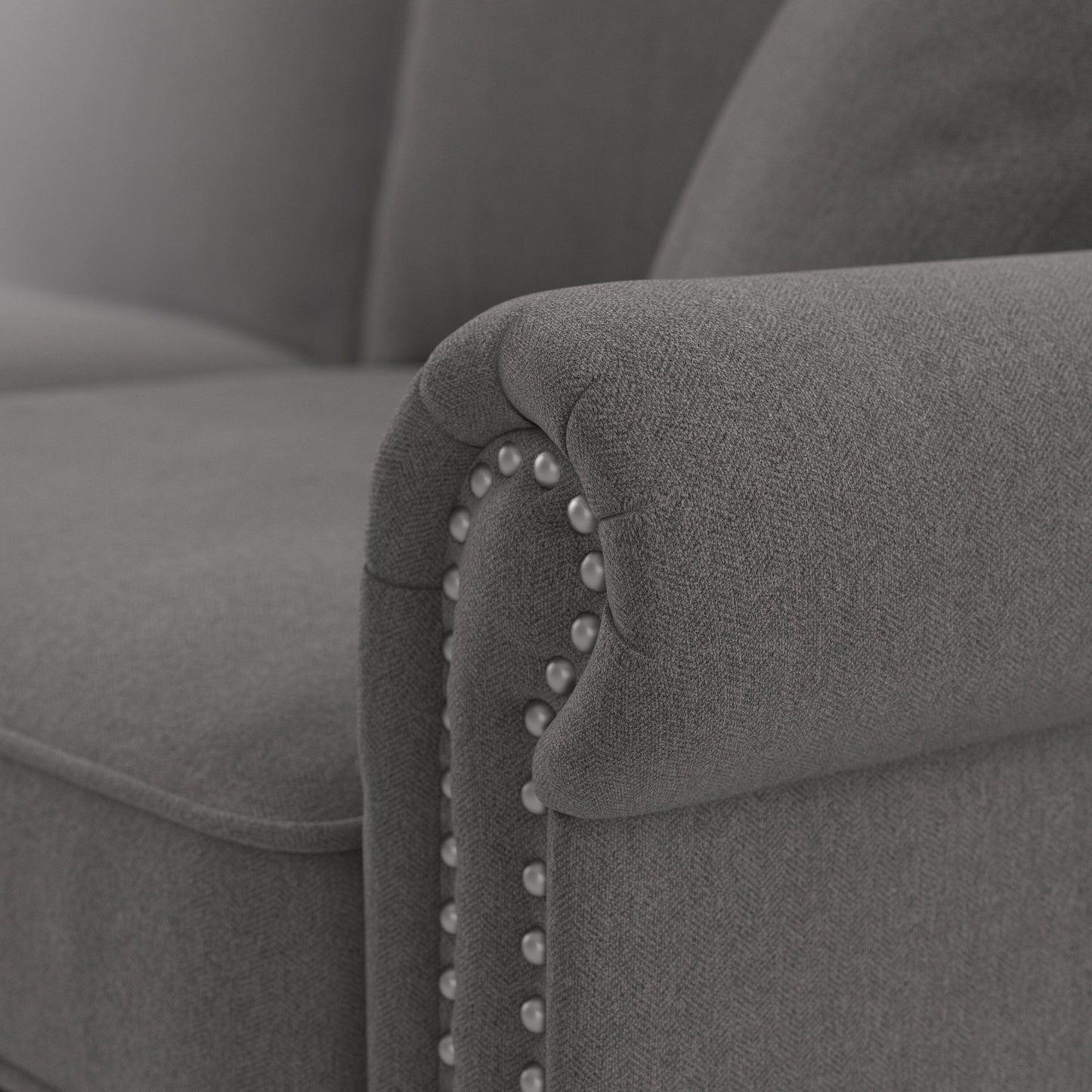 Divano grande da soggiorno a 3 posti Coventry 85W di Bush Furniture