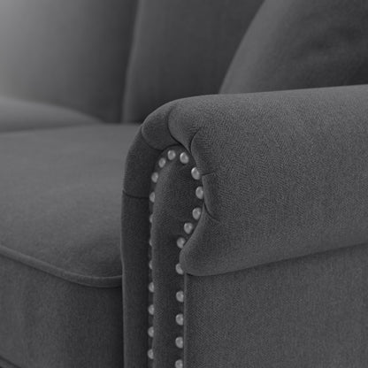 Divano grande da soggiorno a 3 posti Coventry 85W di Bush Furniture