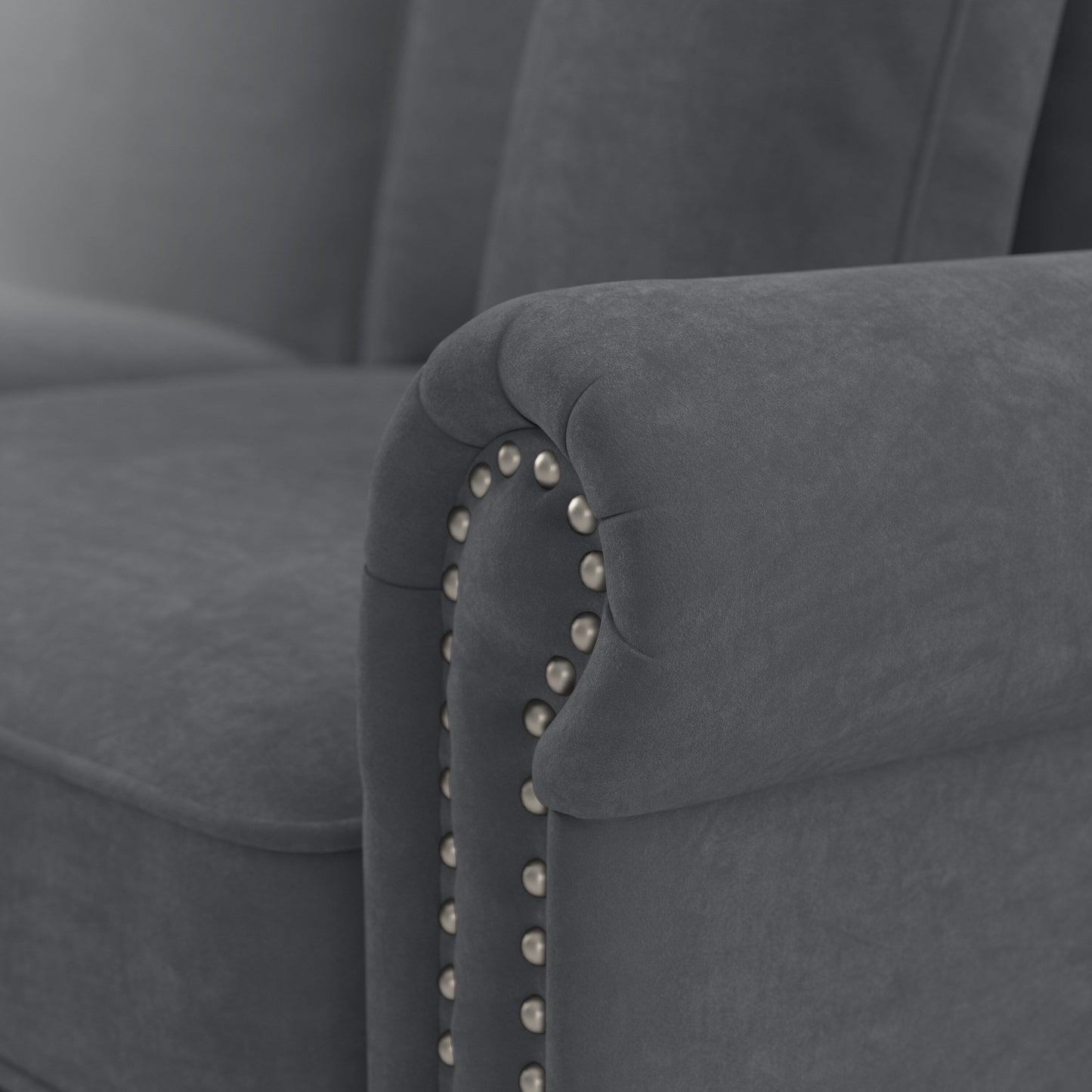 Divano grande da soggiorno a 3 posti Coventry 85W di Bush Furniture