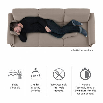 Divano grande da soggiorno a 3 posti Coventry 85W di Bush Furniture