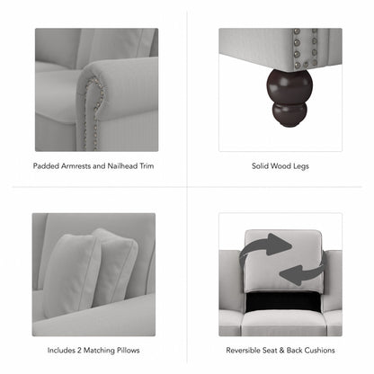 Divano grande da soggiorno a 3 posti Coventry 85W di Bush Furniture